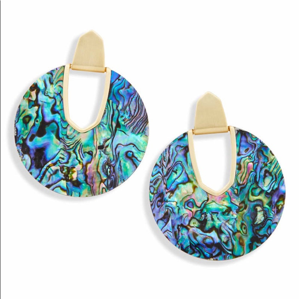 Kendra Scott Abalone earrings 💙